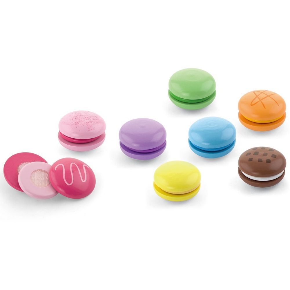 Viga drveni kolačići šareni kolačići macaroons set 8 kom slika 3