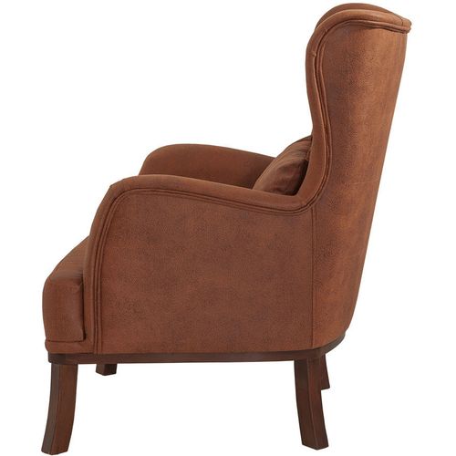 Marta - Brown Brown Wing Chair slika 5