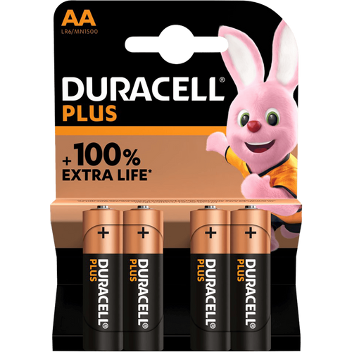 Duracell Baterija alkalna, AA, 1,5 V, blister 4 kom. - Mignon AA B4 slika 1