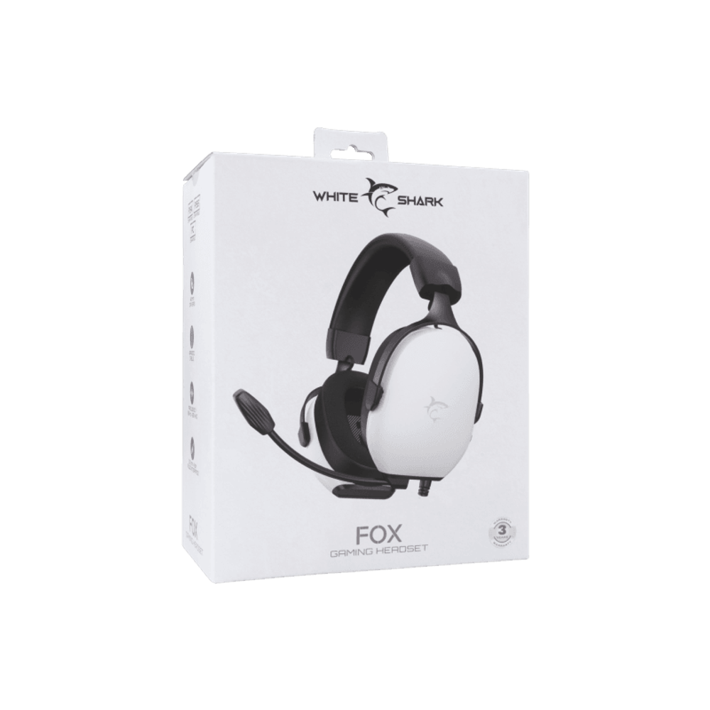 WHITE SHARK Slušalice GH-2445 FOX, bijele slika 7