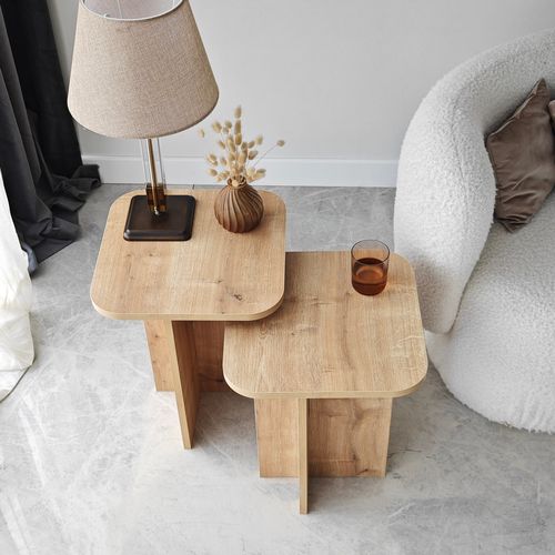 Blues - Oak Oak Side Table Set slika 8