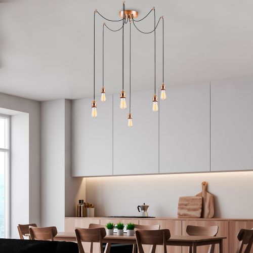 Kabluni - MR - 914 Copper Chandelier slika 3