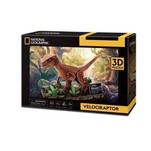 CubicFun 3D Puzzle Velociraptor