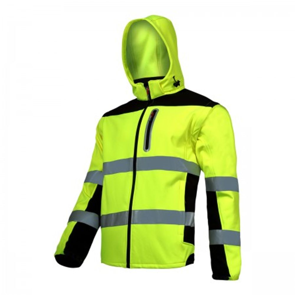 JAKNA SOFTSHELL ODSEV ŽUT 2XL  L4091905 slika 1