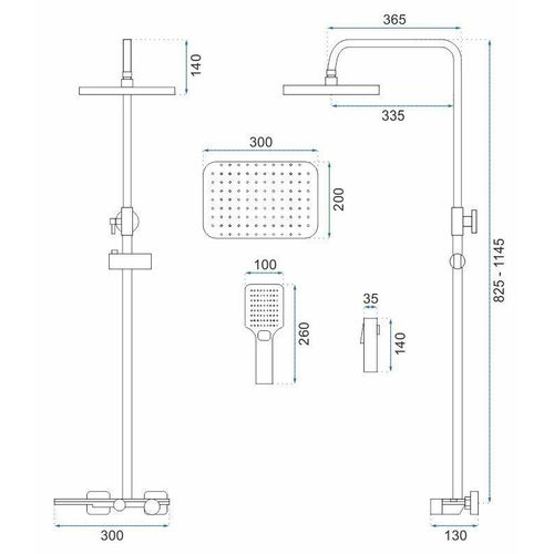 TUŠ SET REA HELIX NICKEL BRUSH INOX slika 16