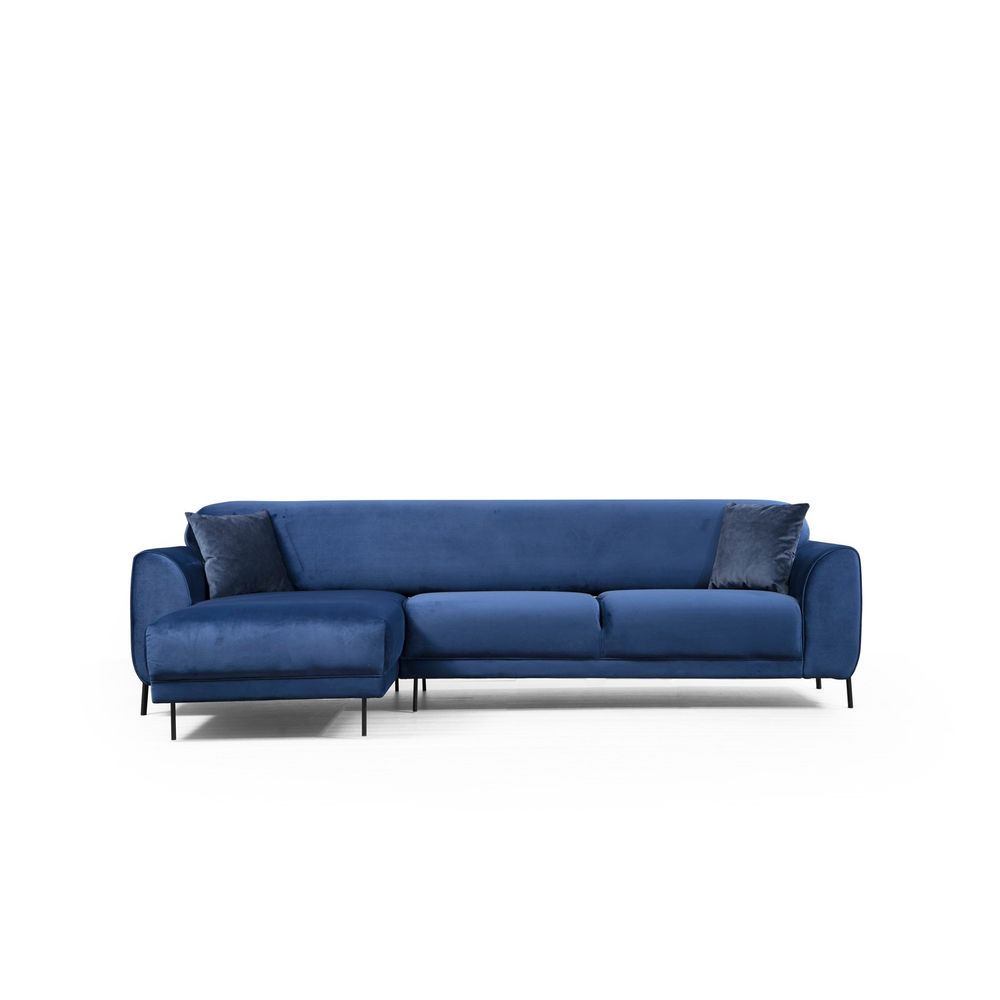 Image Corner Left (Chl-3R) - Tamnoplavi Ugaoni Sofa-Krevet slika 9