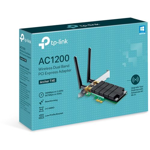 Mrežna kartica PCIE TP-Link Archer T4E wireless AC1200 dual band slika 2