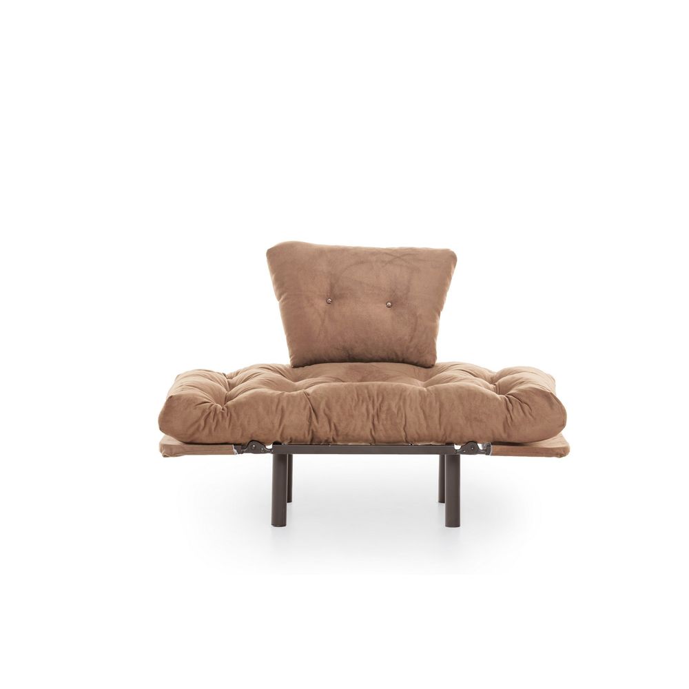 Nitta Single - Svijetlosmeđa Wing Chair slika 9
