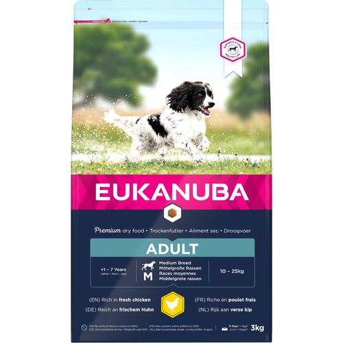 Eukanuba Adult Medium breed 3 kg slika 1