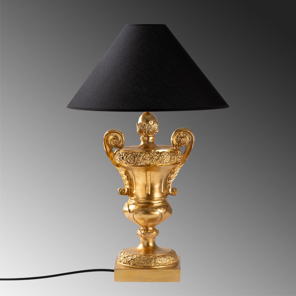 ELEGANZE-5331 Zlatno-Crna Stočna Lampa slika 6