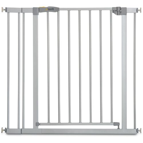 Hauck zaštitna ograda Stop N Safe 2 (75 - 80 cm)  + nastavak 9 cm silver = 84 - 89 cm slika 1