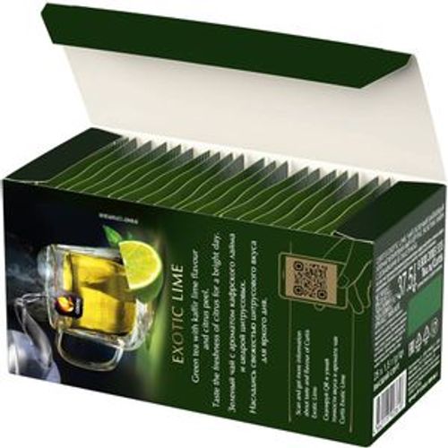 Curtis Exotic Lime - Zeleni čaj sa aromom kafirske limete, limuna i korom citrusa slika 4