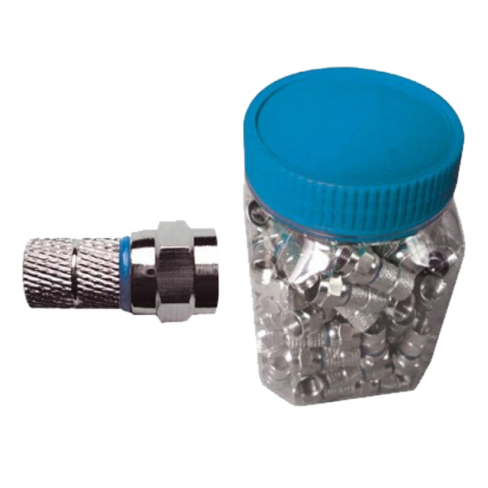 ZODIAC F-Konektor 4,4mm, za koaksijalni kabl pak 100 kom - F 4,4MM C/ORING slika 1