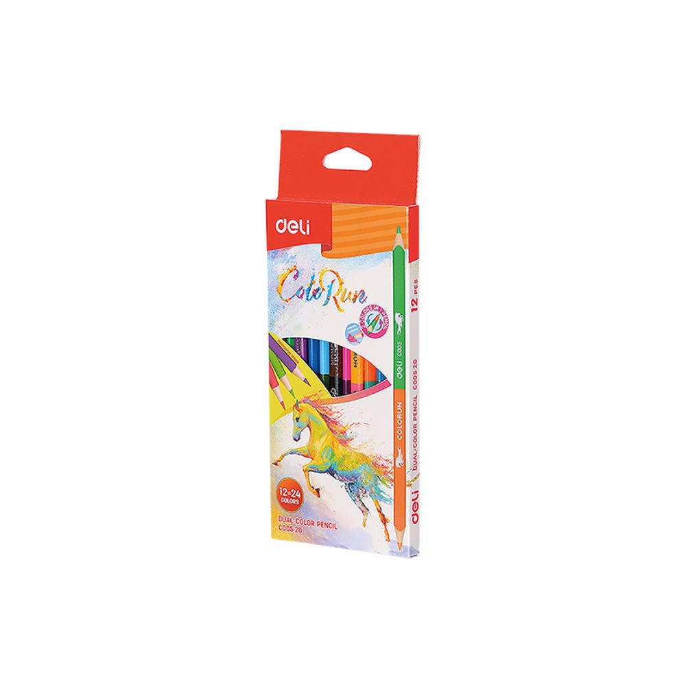 DRVENE BOJICE DELI DVOBOJNE 1/12 24 BOJE EC00520 slika 1