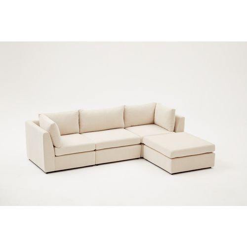 Atelier Del Sofa Mottona Ugao Sofa v2 - Krem Ugao Sofa slika 2