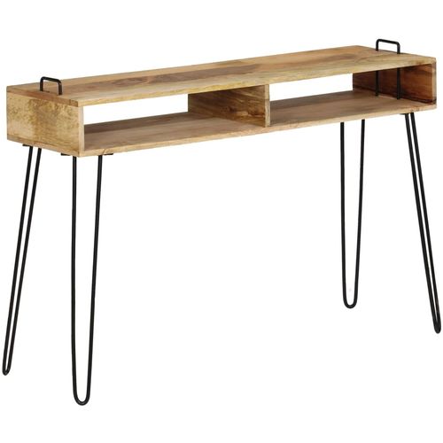 Konzolni stol od masivnog drva manga 115 x 35 x 76 cm slika 45