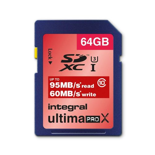 Integral UltimaPro X SDHC memorijska kartica, 64GB, Class 10 slika 1