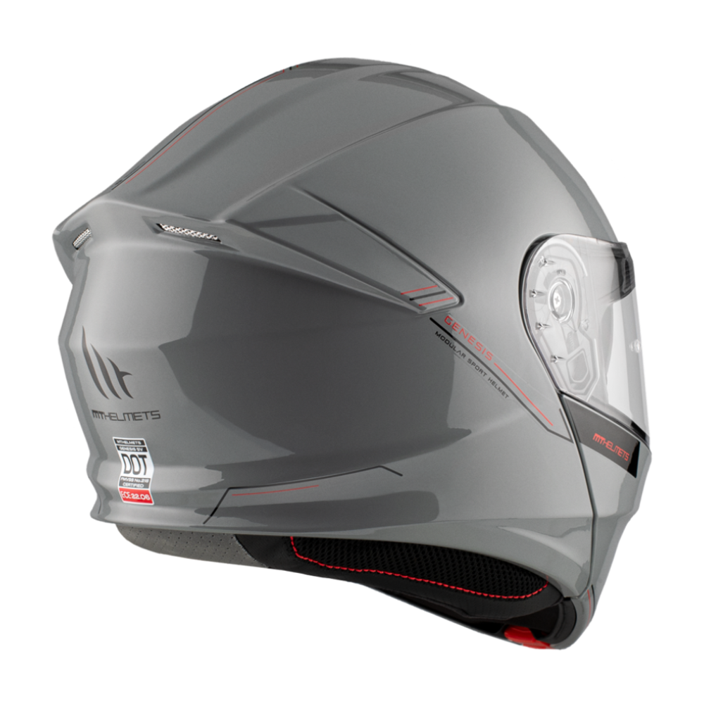 MT Helmets vizir za moto kacigu Genesis SV Solid A12 Gloss Grey slika 5