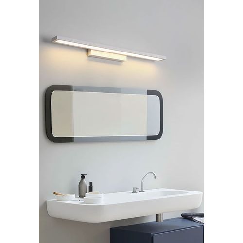 LED KUPAONSKA ZIDNA svjetiljka NAD OGLEDALOM 40CM APP839-1W FLAT Chrom slika 3