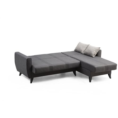 Zaden L - Dark Grey Dark Grey Sofa Set slika 5