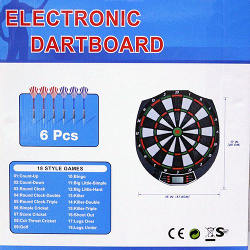 Body Sculpture "Pikado 8 Players Electronic Dartboard Lcd Display, Sound &amp; Music Effects" 43251 slika 2