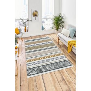 TANKI Tepih W1079 - Multicolor Multicolor Hall Carpet (80 x 150)