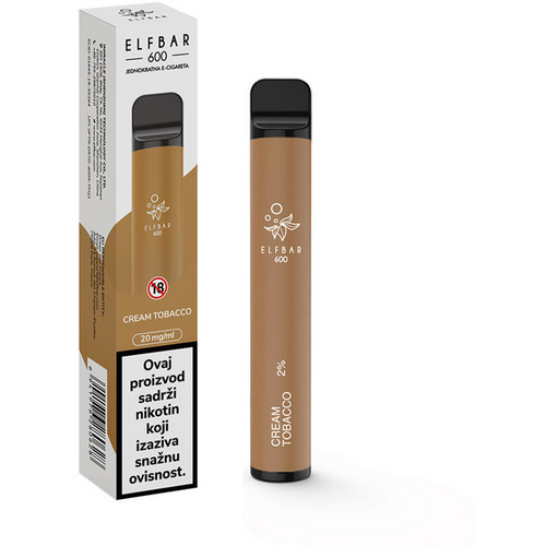 ELFBAR 600 Cream Tobacco slika 1