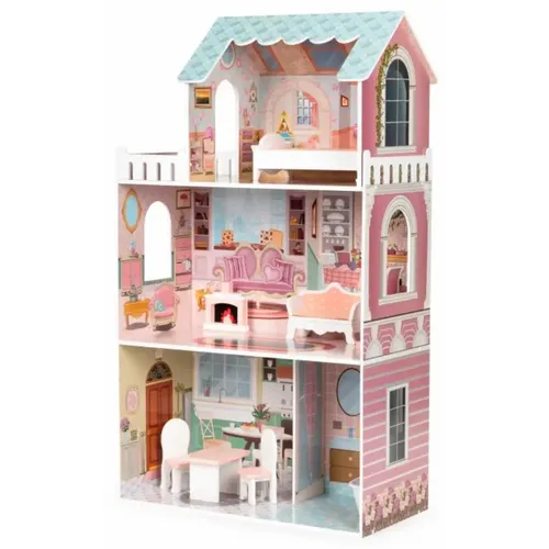 Velika Barbie kućica za lutke sa kompletom namještaja slika 4