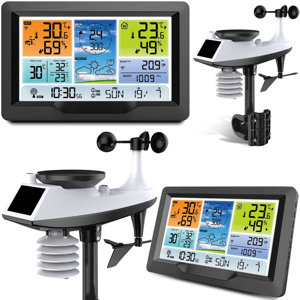 BD-905 grafitna meteorološka stanica sa zaslonom slika 1