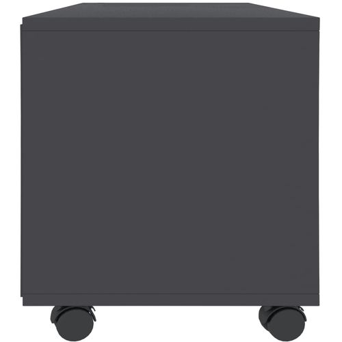 TV ormarić s kotačima sivi 90 x 35 x 35 cm od iverice slika 18