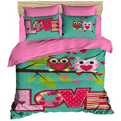 213 Pink
Turquoise
Green Double Quilt Cover Set slika 1