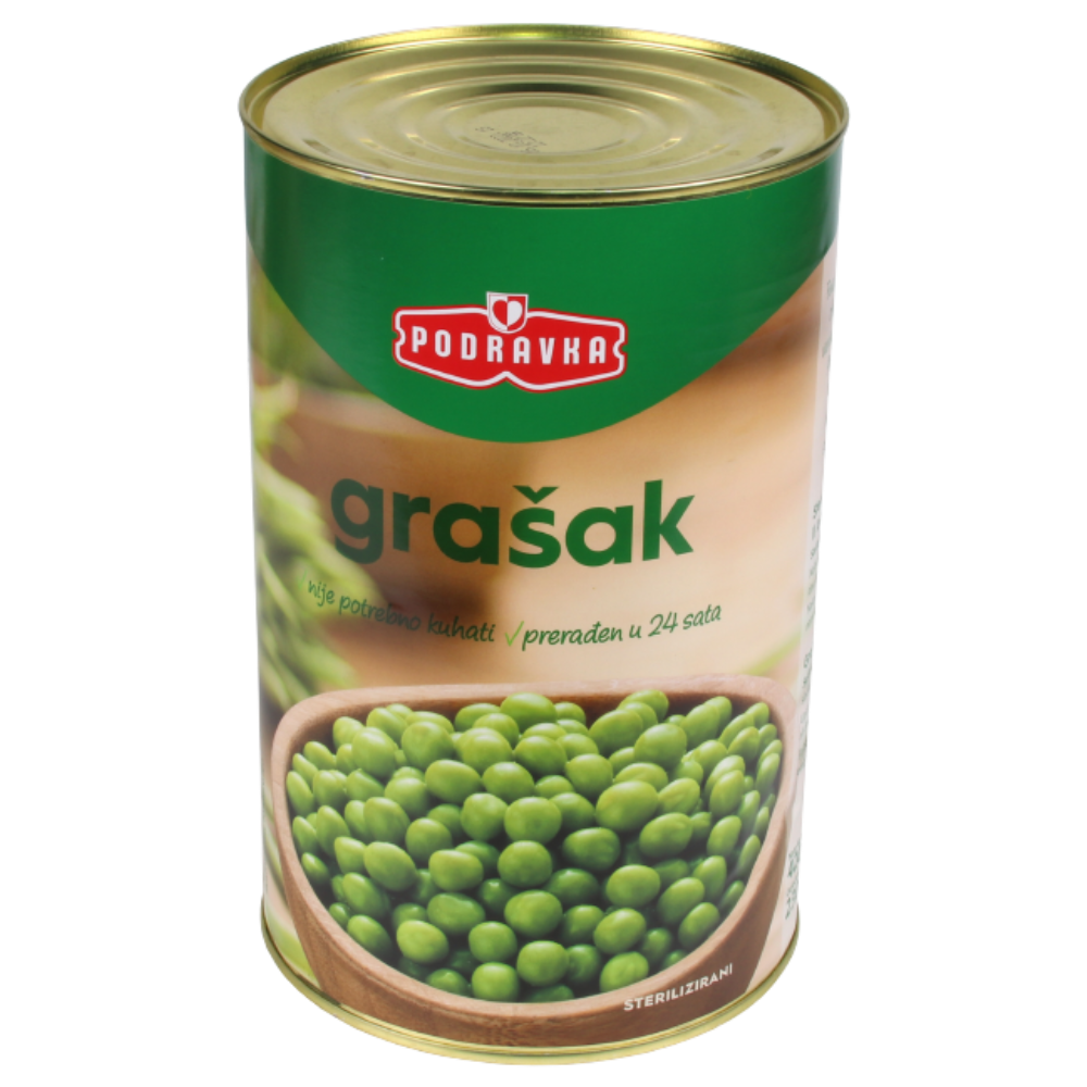 Podravka Grašak limenka 4200g slika 1