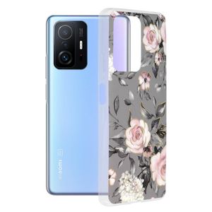 Techsuit Marble Series maska za Xiaomi 11T / 11T Pro Bloom of Ruth Gray