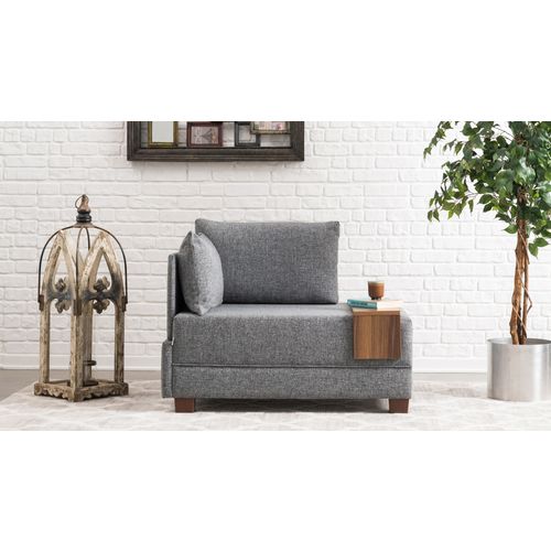 Atelier Del Sofa Sofa, Sivo, Fly Armchair Left - Grey slika 2