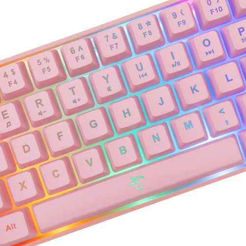 White Shark GK 2201 RONIN Pink, Keyboard - US slika 2