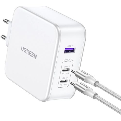 UGREEN Nexode punjač s 3 USB-C porta 140W i PD 3.1 GaN tehnologijom slika 3