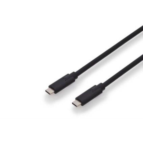 Ansmann USB kabel USB 3.2 gen. 1 (USB 3.0) USB-C® utikač, USB-C® utikač 1.00 m crna dvostruko zaštićen AK-300139-010-S slika 1