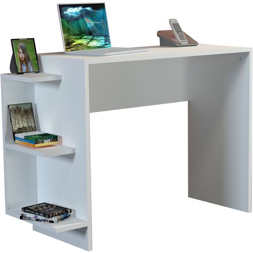 Marlinda - White White Study Desk slika 2