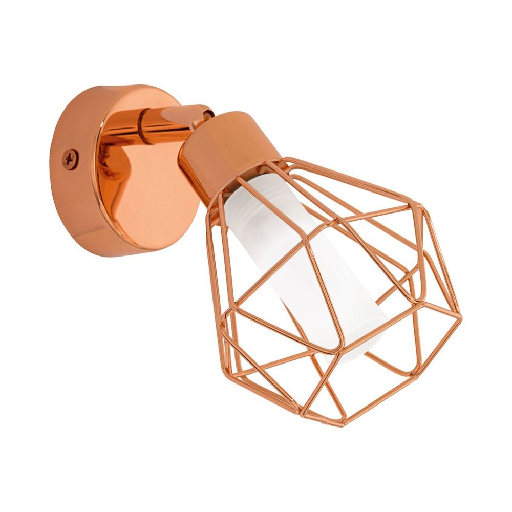 Eglo Zapata Reflektor s LED Osvjetljenjem - G9, 1x2,5W, 360lm, Bakar/Čelik/Bijelo Staklo slika 1