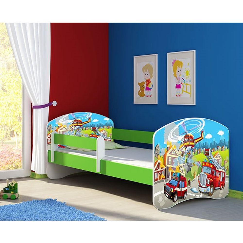 ACMA Dječiji krevet Acma II Green - 180x80cm - Dezen 36 slika 1