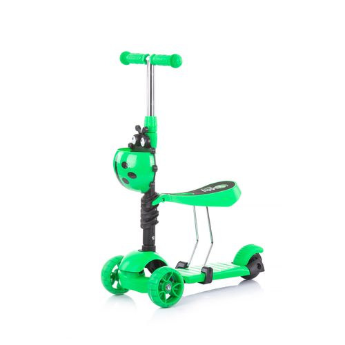 Chipolino romobil / guralica Kiddy Evo s ručkom Lime slika 4