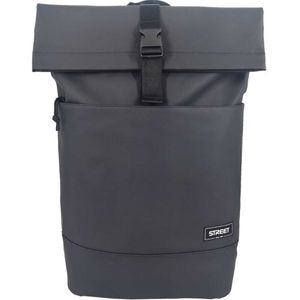 Street Ruksak round Black Rollup