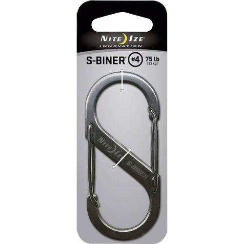 NITE Ize NI-SB4-03-11 karabiner  S-Biner Gr. 4  89 mm x 38 mm  1 St. slika 6