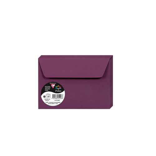 Clairefontaine kuverte Pollen 114x162mm 120gr blackcurrant 1/20 slika 1