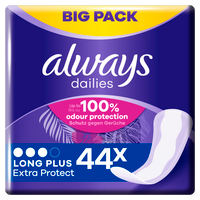 Always Dailies Long Plus Extra Protect dnevni ulošci 44 kom