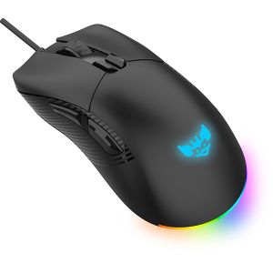 Gaming miš BYTEZONE Ghost žičani / RGB (16,8M boja) / max DPI 19K / optička / paracord kabel (crna)