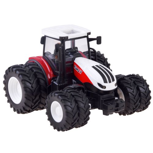 Traktor na daljinsko upravljanje sa žutom prikolicom RC0601 slika 7