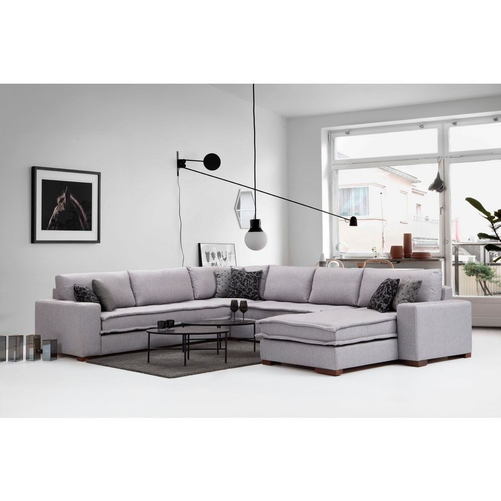 Lena Kutna Sofa - Svijetlo Siva slika 2