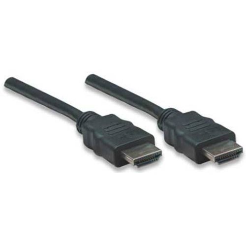 Manhattan HDMI priključni kabel HDMI A utikač, HDMI A utikač 1.00 m crna 308816 high speed  HDMI HDMI kabel slika 4
