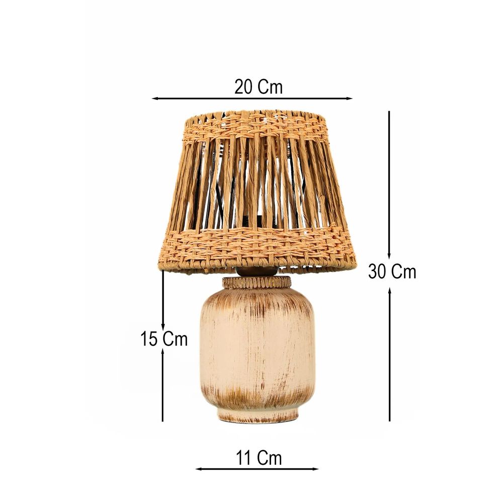 BK067 Narandžasta Stolna Lampa slika 2